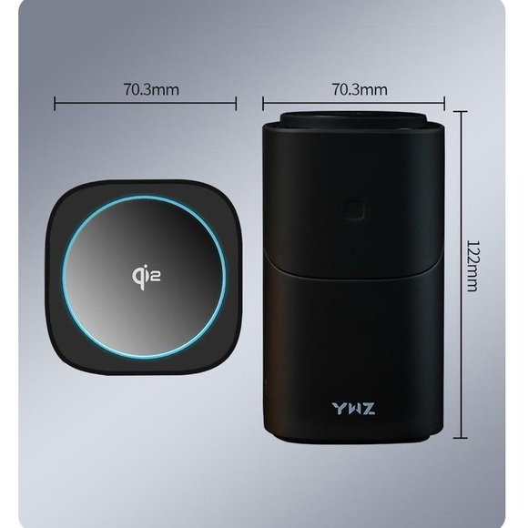 NEW! YWZ Qi2 3 in 1 Black Magnetic Wireless Charger 15W - Picture 6 of 13